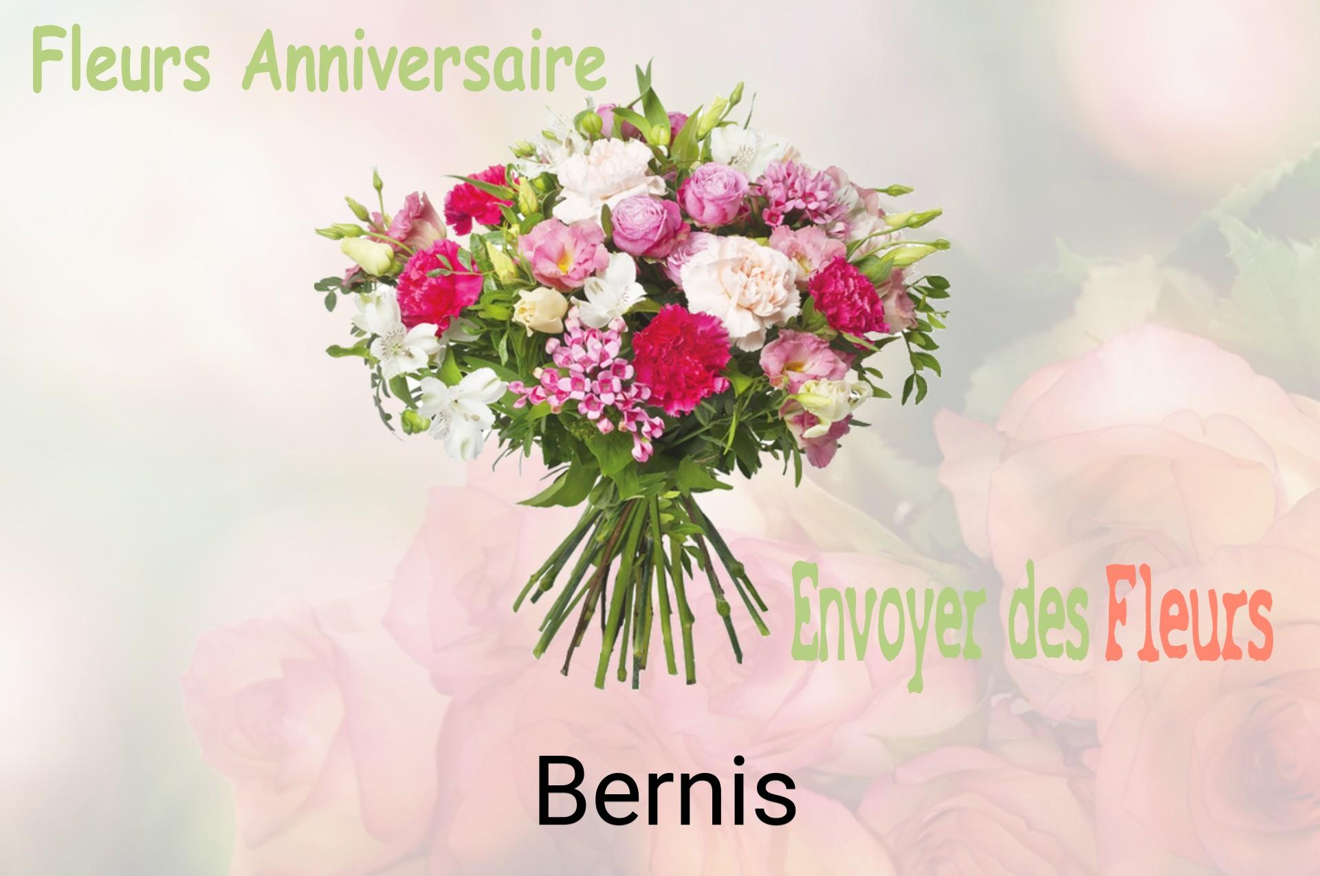 Bouquet de fleurs d’anniversaire livré à Bernis