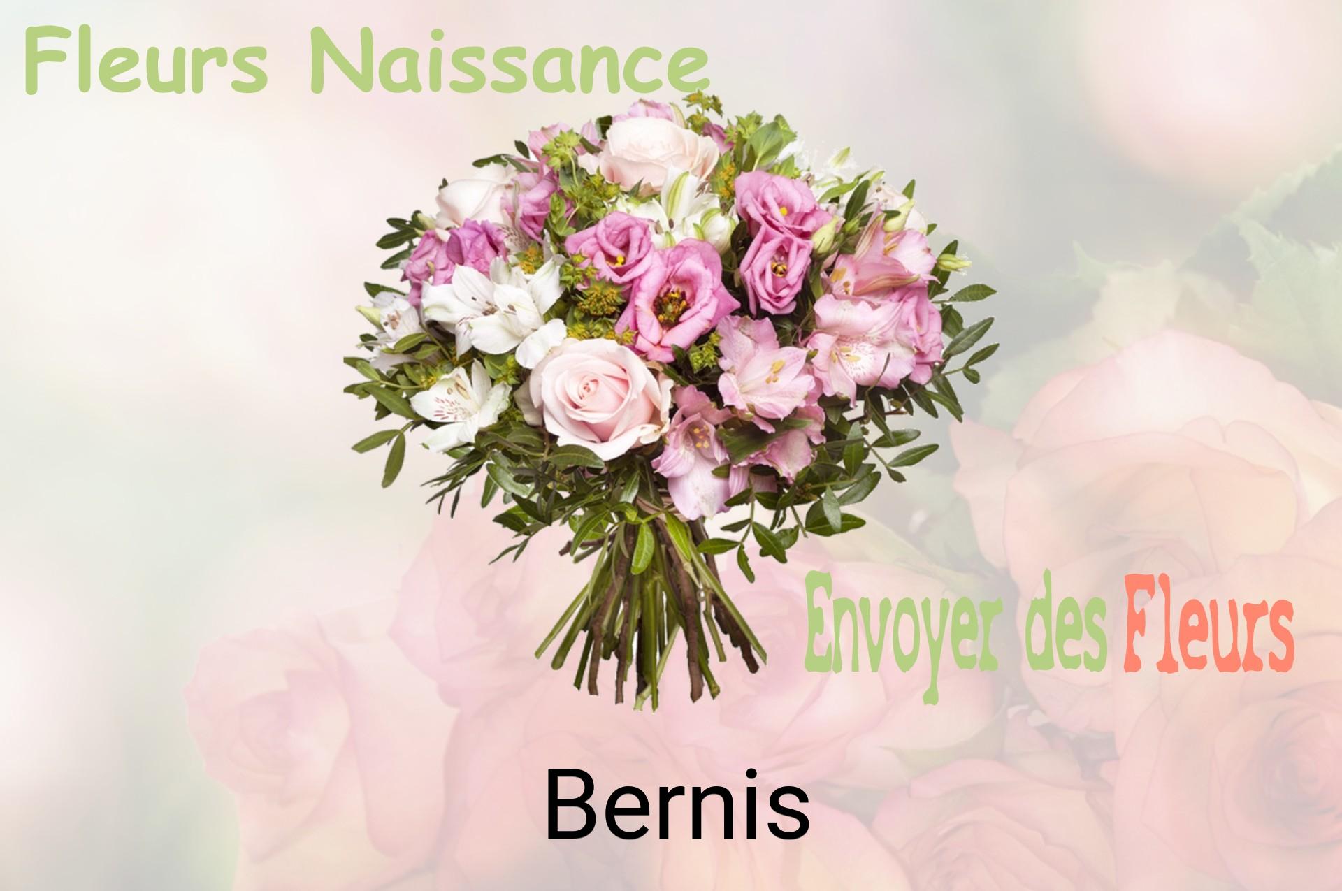 Bouquet de fleurs de naissance livré à Bernis